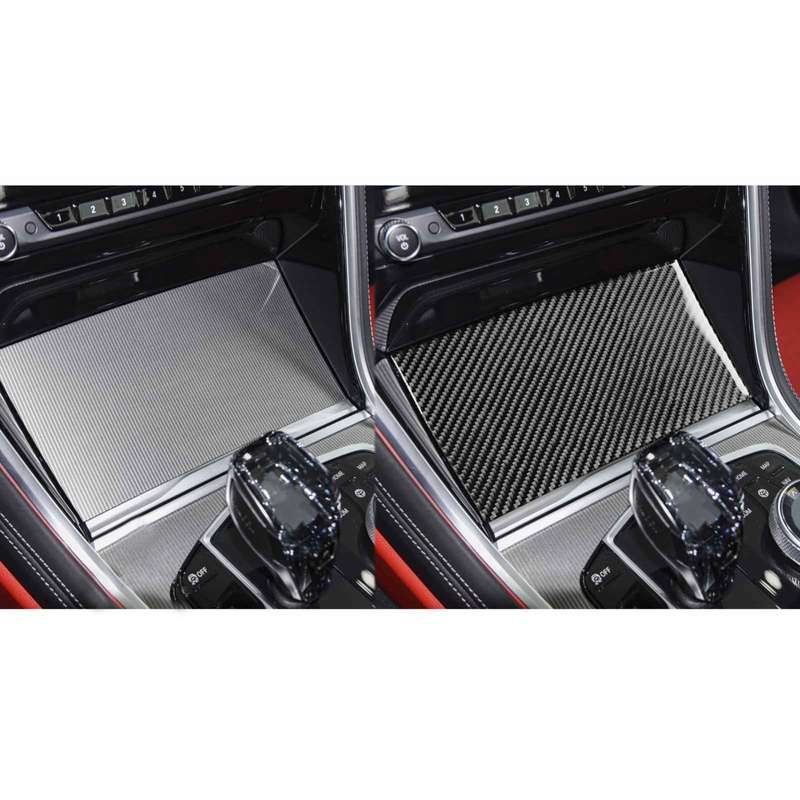 For 2019-2024 BMW 8 Series G14 Right-hand Drive Central Control Storage Box Sliding Panel Sticker(Re