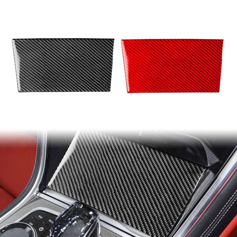 For 2019-2024 BMW 8 Series G14 Left-hand Drive Central Control Storage Box Sliding Panel Sticker(Red