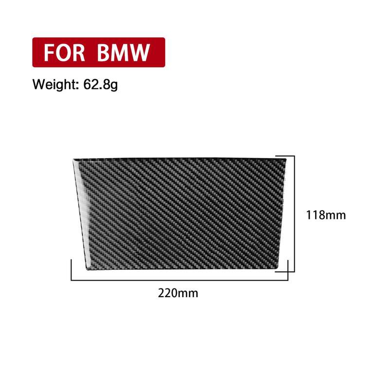 For 2019-2024 BMW 8 Series G14 Left-hand Drive Central Control Storage Box Sliding Panel Sticker(Red