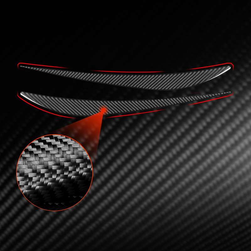 For 2019-2024 BMW 8 Series G14 2pcs /Set Universal Headlight Eyebrow Sticker(Red)