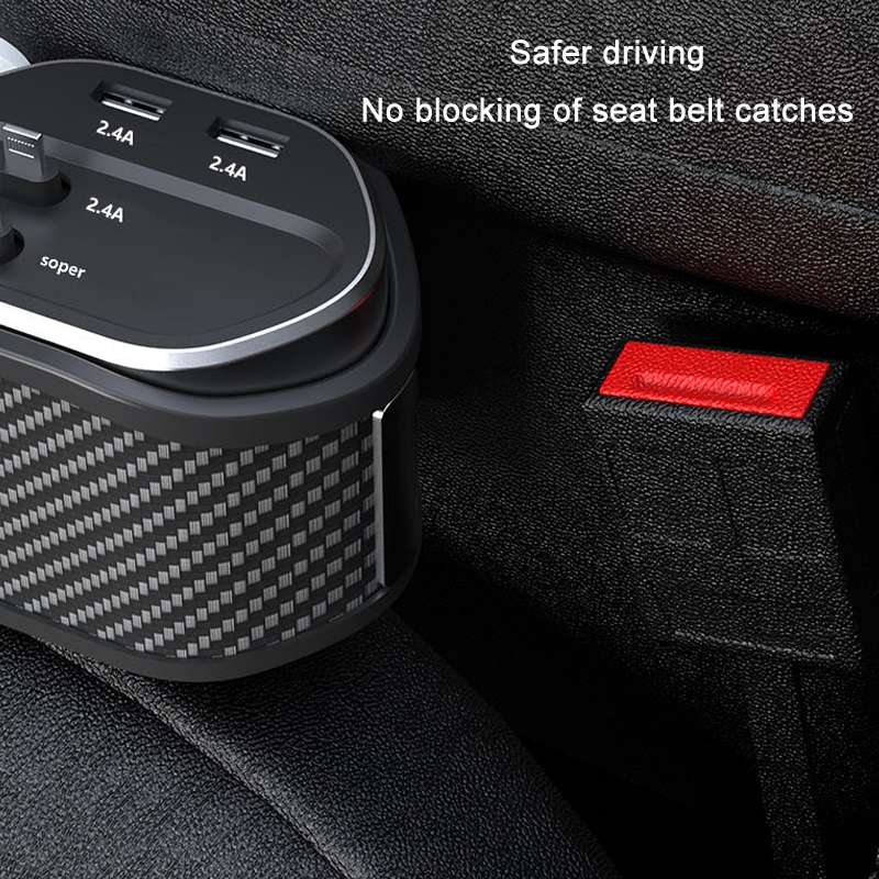 Car Seat Clip Organizer Multifunctional Car Charger, Specification: Wireless Charge