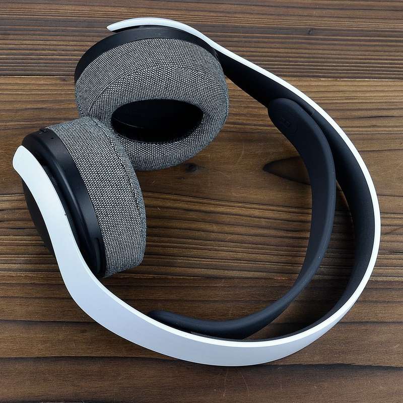 For Sony PS5 Wireless Pulse 3D 2pcs Headphone Replacement Earpads(Velvet)