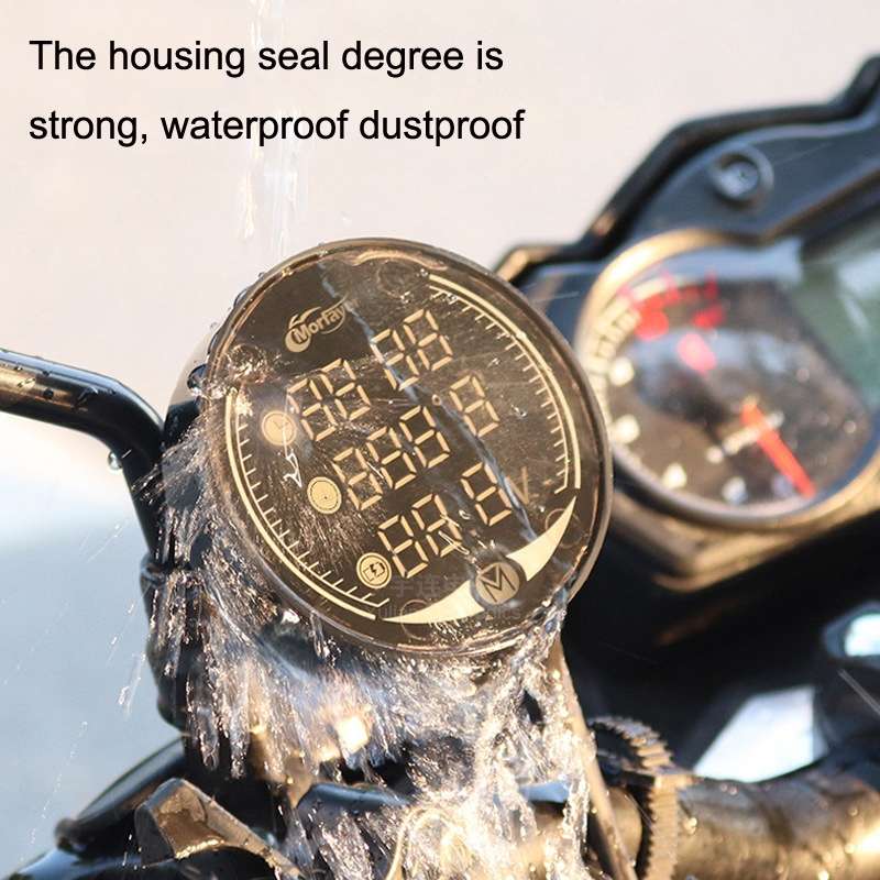 Morfayer YL-M05 5 In 1 Water Temperature Model 9-24V LED Night Vision Motorcycle Modification Instru