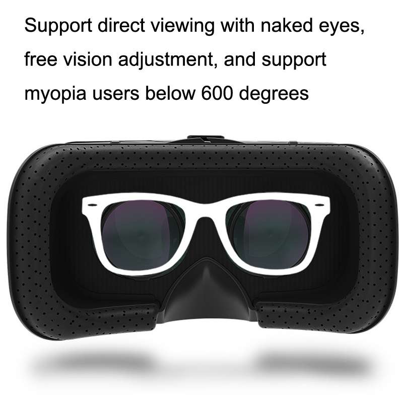 VR SHINECON G06A+B03 Handle Mobile Phone VR Glasses 3D Virtual Reality Head Wearing Gaming Digital G