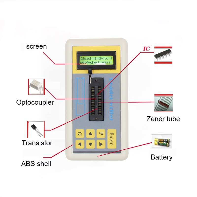 Integrated Circuit Tester Transistor IC Tester, Specification: Host