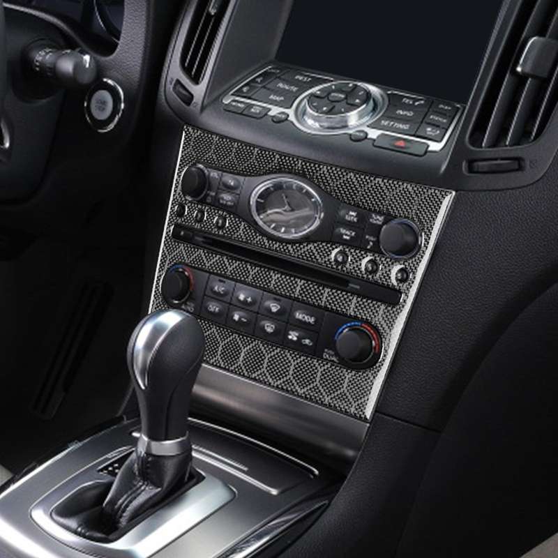For Infiniti G35/G37/G25/Q60 Console CD AC Switch Panel B Model Sticker(Black)