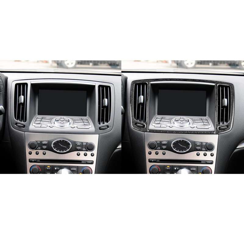 For Infiniti G35/G37/G25/Q60 2pcs/ Set Universal Central Air Outlet Sticker For Left And Right Drive