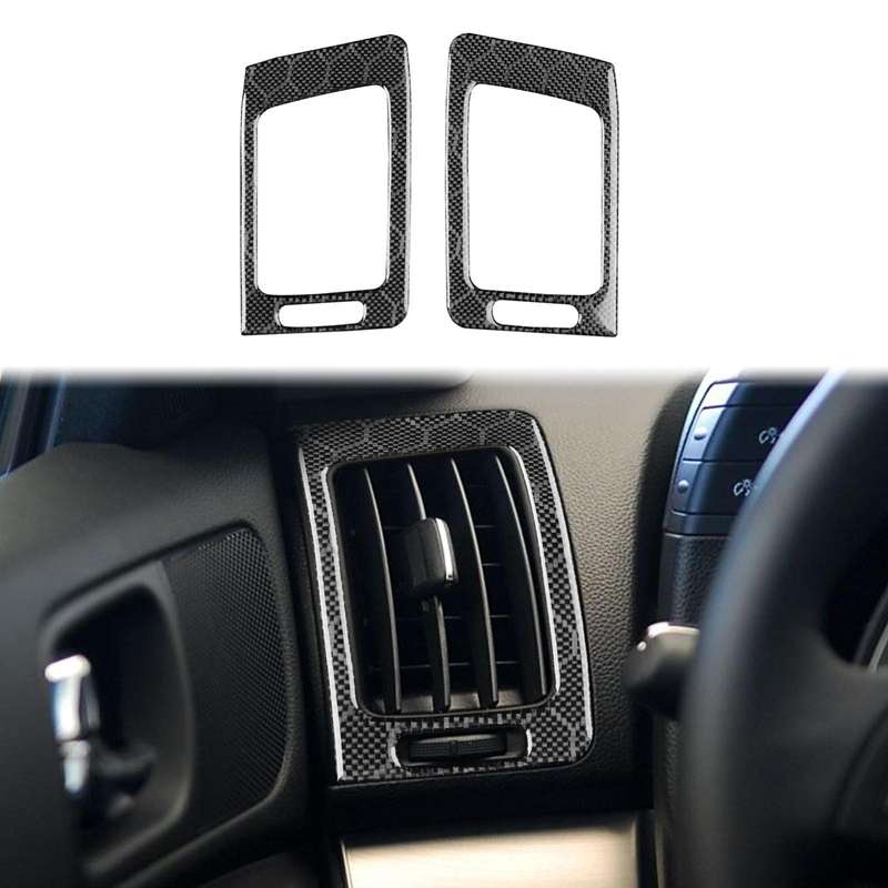 For Infiniti G35/G37/G25/Q60 2pcs /Set Universal Air Outlet Sticker For Left And Right Driving(Black