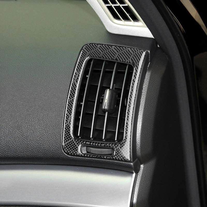 For Infiniti G35/G37/G25/Q60 2pcs /Set Universal Air Outlet Sticker For Left And Right Driving(Black