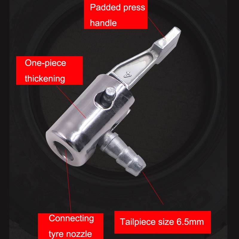 2pcs Vehicle Inflatable Pump Tube Joint Tire Mouth Gas Mouth Tube Fast Connector Inflatable Pump Can