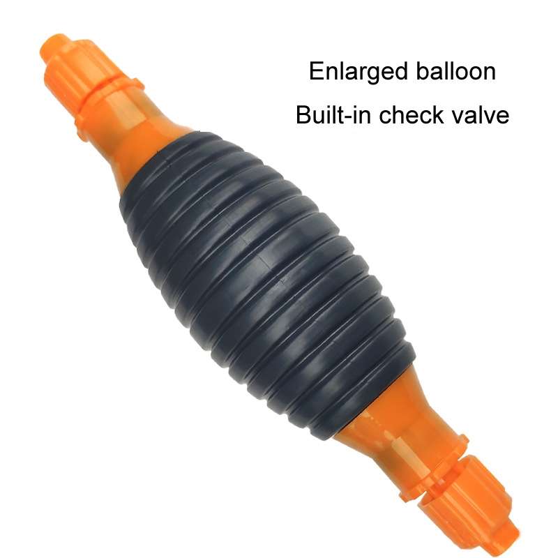 2pcs Manual Gasoline Oil Sucker Water Deflector, Specification: 1m+Flow Valve