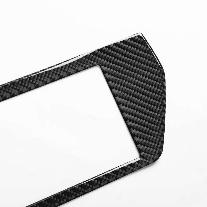For 2019-2024 BMW 8 Series G14 Right-hand Drive 2pcs /Set Navigation Screen Frame Sticker(Red)