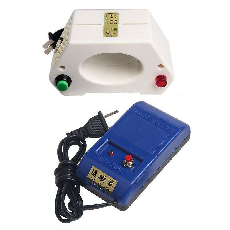 Watch Repair Tool Demagnetization Instrument Mechanical Watch Demagnetizer, Style: Blue Home EU Plug