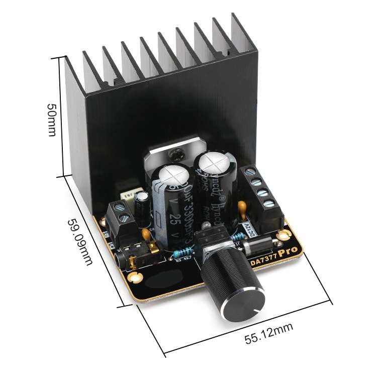 TDA7377 DIY Speaker Power Amplifier Module 12V Dual Channel Stereo 30Wx2 Car Power Amplifier Board