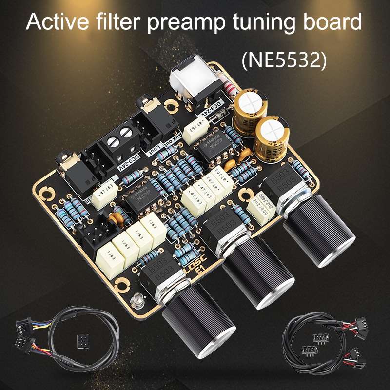NE5532 Tuner Plate Active Filter Amplifier Board HIFI Front Module Universal Dual Operation Amplifie