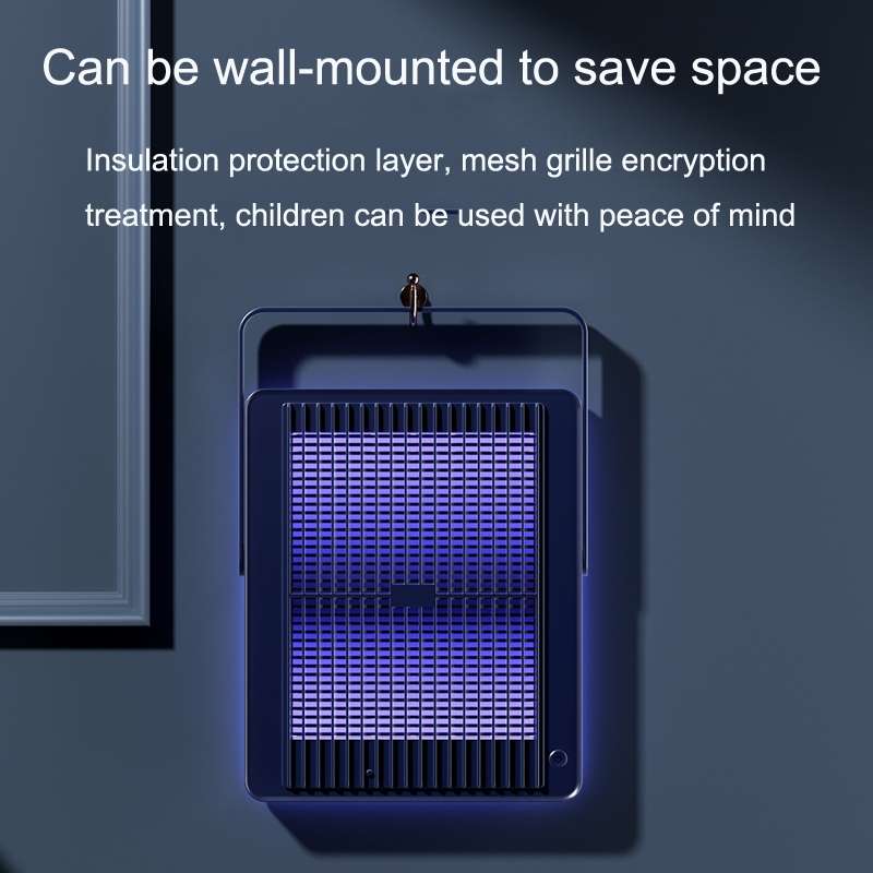 Indoor Outdoor Electric Mosquito Killer Light 2 In 1 Inhalation Mosquito Trap(Blue)