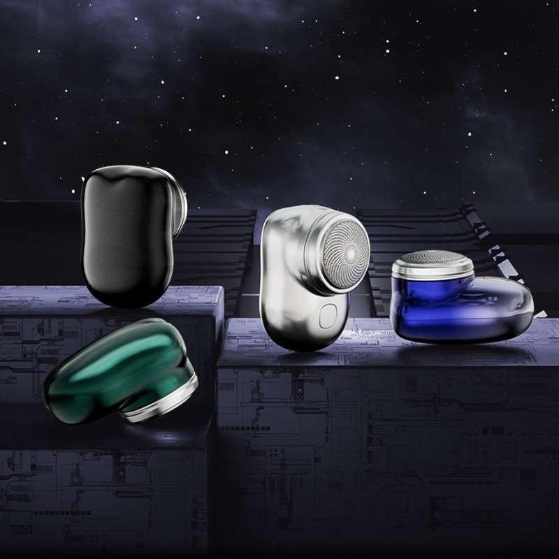 Electric Mini Shaver USB Rechargeable Waterproof Portable Razor(Silver)