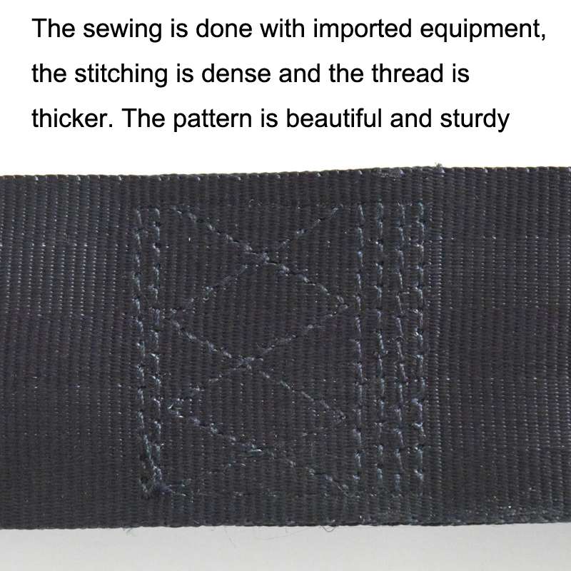 2pcs B7 Free Installation Motorcycle / Stretcher / Electric Wheelchair Seat Belt(Black)
