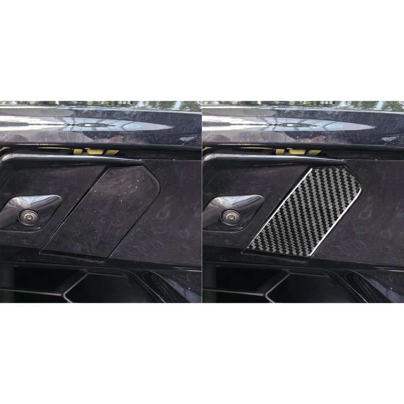 For Chevrolet Corvette C8 2pcs /Set Trailer Hook Sticker(Black)