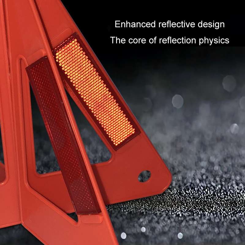 Car Breakdown Parking Triangle Reflective Warning Sign