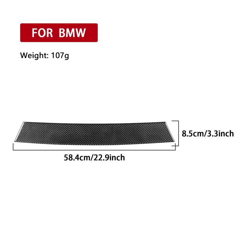 For 2019-2024 BMW 8 Series G14 Universal External Rear Guard Plate Sticker(Black)