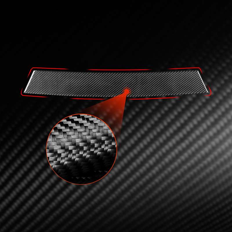 For 2019-2024 BMW 8 Series G14 Universal External Rear Guard Plate Sticker(Black)