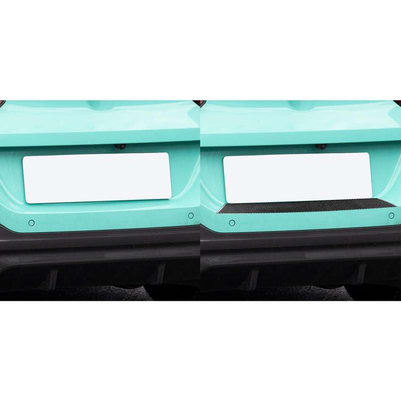 For 2019-2024 BMW 8 Series G14 Universal External Rear Guard Plate Sticker(Black)