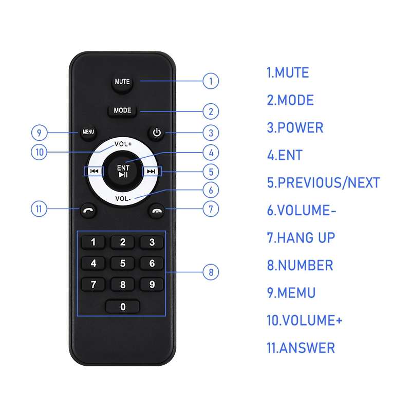 A3107 5 inches Car MP5 Wired CarPlay Universal Bluetooth Player With Microphone, Style: Standard+ 4