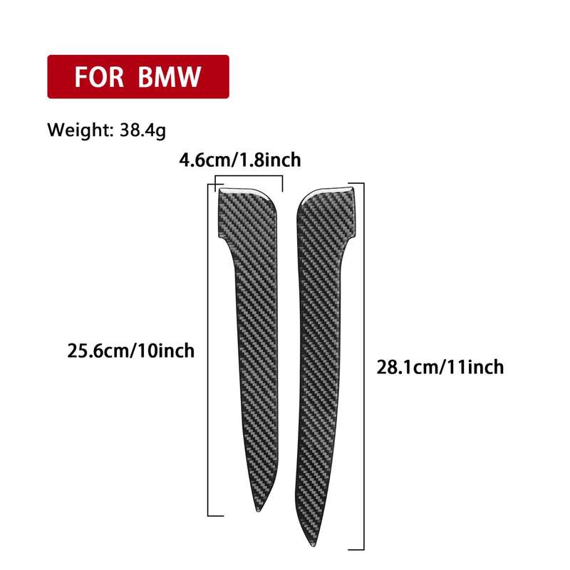 For 2019-2024 BMW 8 Series G14 2pcs /Set Right-hand Drive Rearview Mirror Anti-scratch Strip Sticker