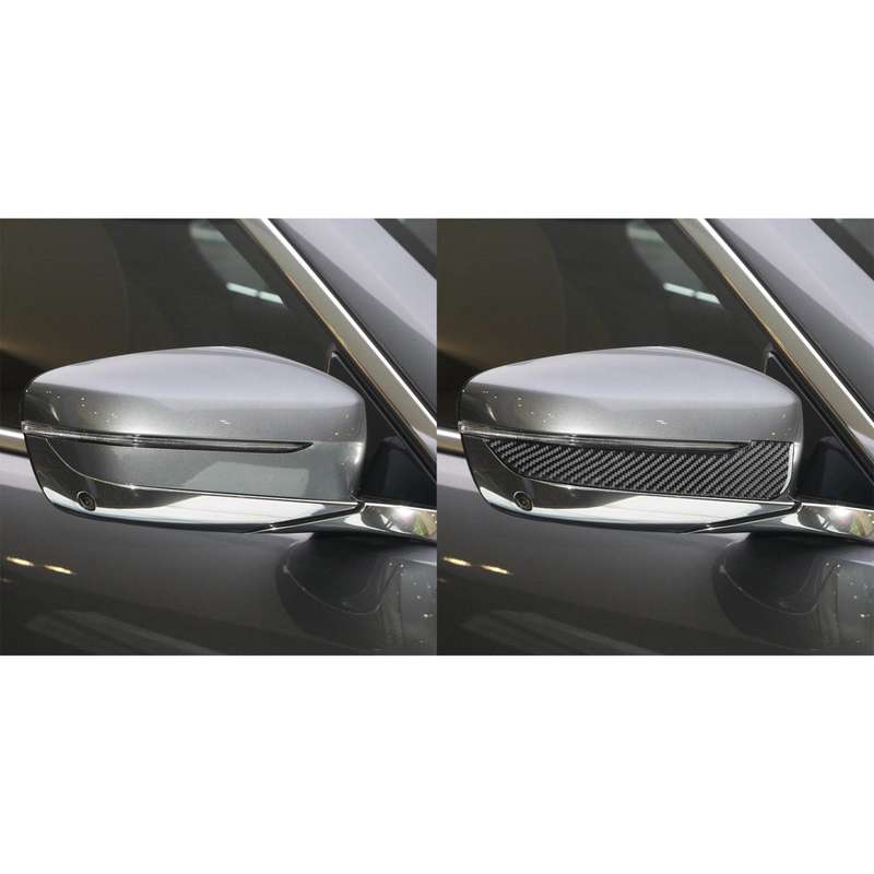 For 2019-2024 BMW 8 Series G14 2pcs /Set Right-hand Drive Rearview Mirror Anti-scratch Strip Sticker