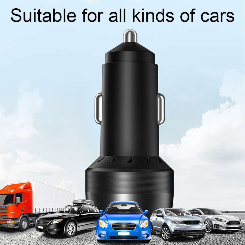IBD355-2C Dual PD Smart Car Phone Charger With LED Light, Spec: PD45W+PD45W