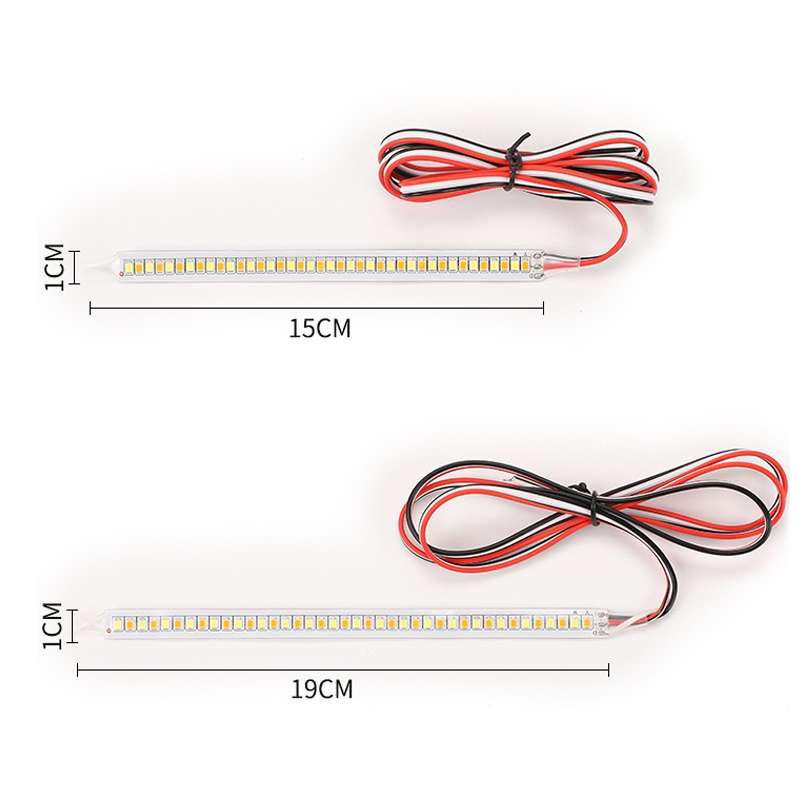 Car Rearview Mirror Decoration LED Streamer Turn Signal, Length 14cm A Pair