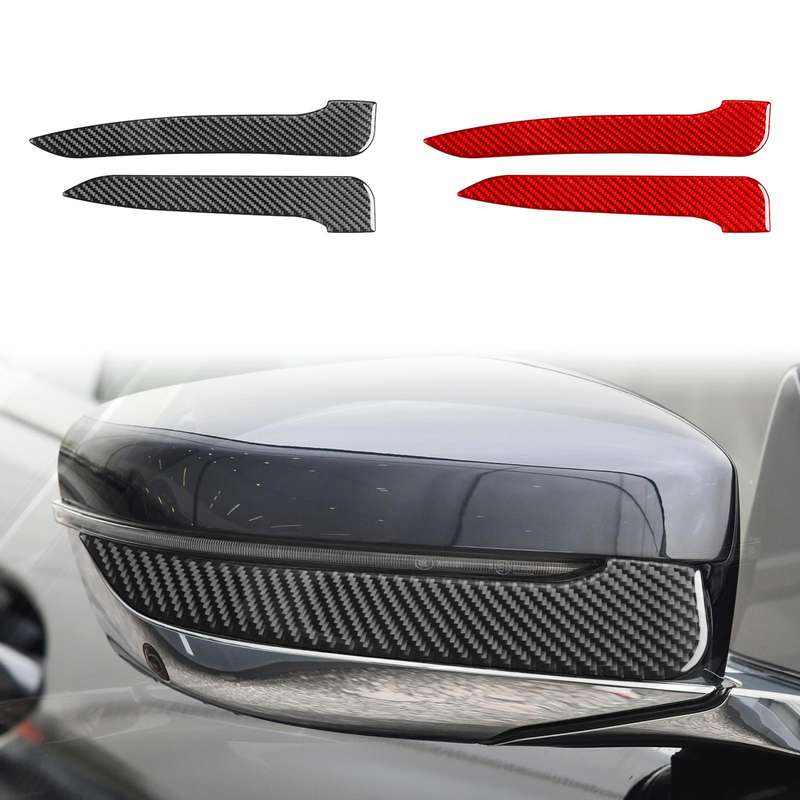 For 2019-2024 BMW 8 Series G14 2pcs /Set Left-hand Drive Rearview Mirror Anti-scratch Strip Stickers
