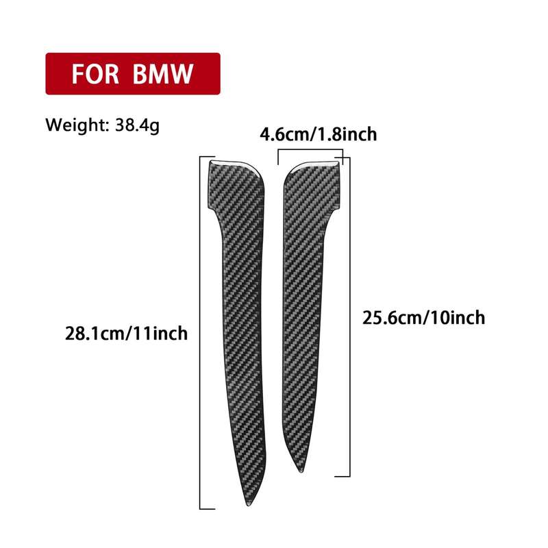 For 2019-2024 BMW 8 Series G14 2pcs /Set Left-hand Drive Rearview Mirror Anti-scratch Strip Stickers
