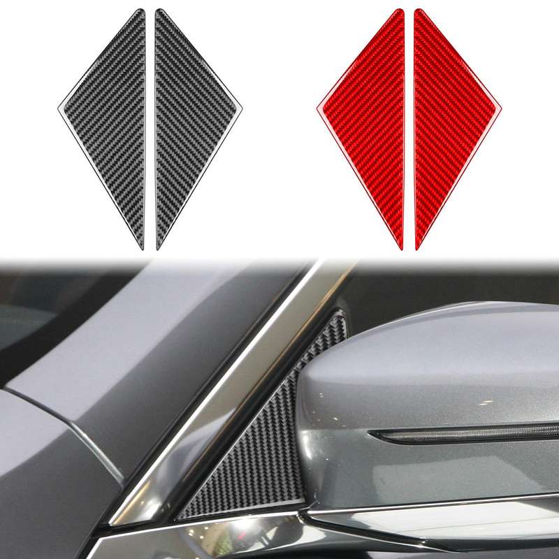 For 2019-2024 BMW 8 Series G14 2pcs /Set Universal A-pillar Stickers for Left and Right Drive(Red)