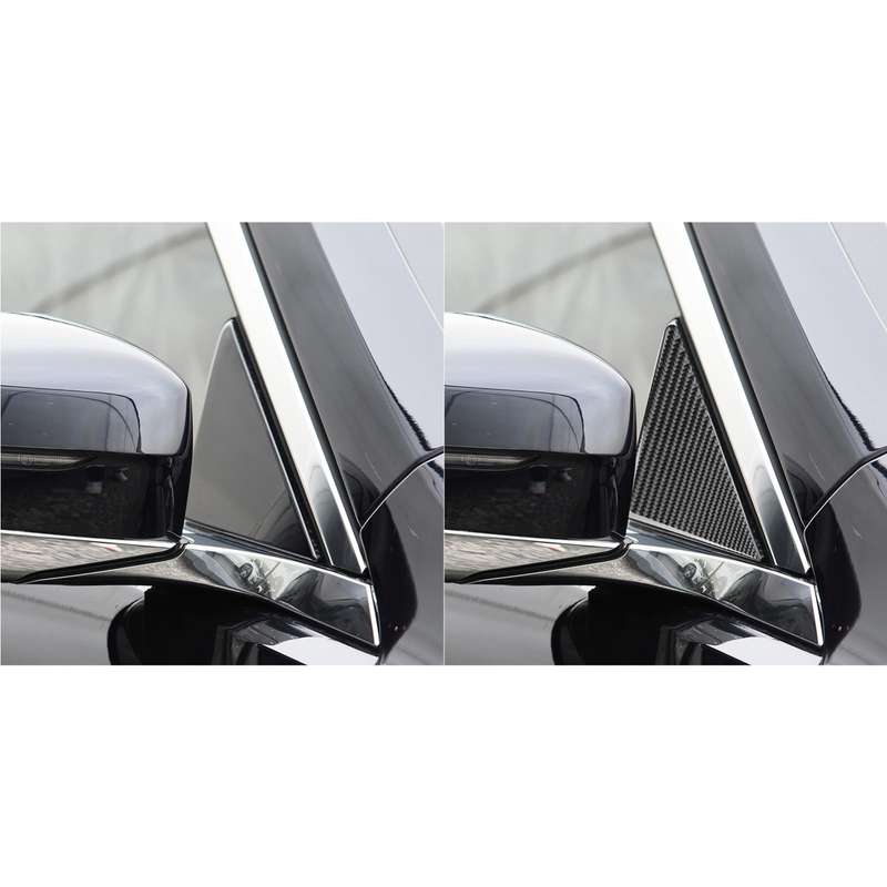 For 2019-2024 BMW 8 Series G14 2pcs /Set Universal A-pillar Stickers for Left and Right Drive(Red)