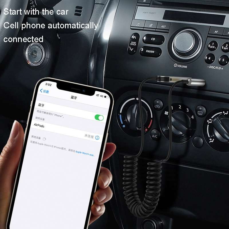 AUX Car Bluetooth Receiver Adapter 3.5mm Audio Receiver