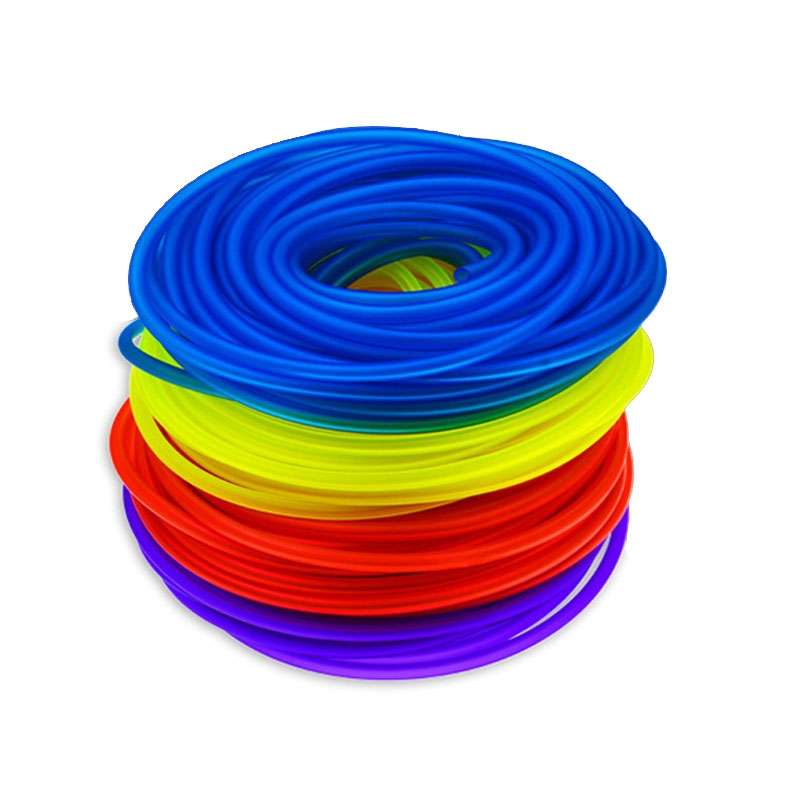 TF-1795 18m/roll Motorcycle Modification Accessories Colorful Gasoline Pipe(Purple)