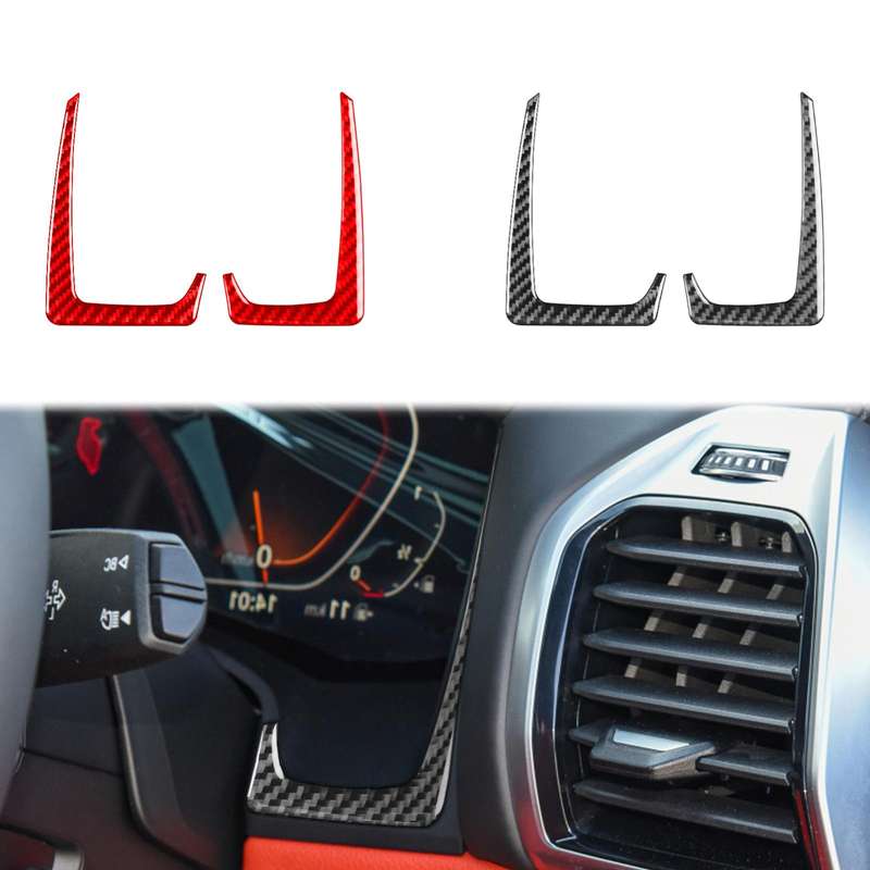For 2019-2024 BMW 8 Series G14 2pcs /Set Right-hand Drive Instrument Both Sides Decorative Stickers(