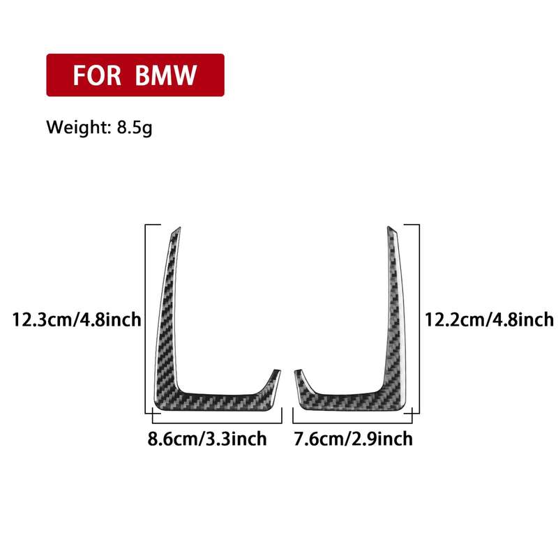 For 2019-2024 BMW 8 Series G14 2pcs /Set Right-hand Drive Instrument Both Sides Decorative Stickers(