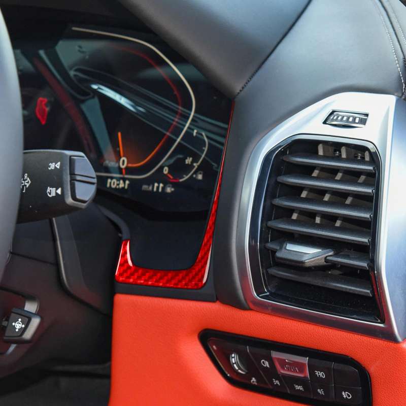 For 2019-2024 BMW 8 Series G14 2pcs /Set Right-hand Drive Instrument Both Sides Decorative Stickers(