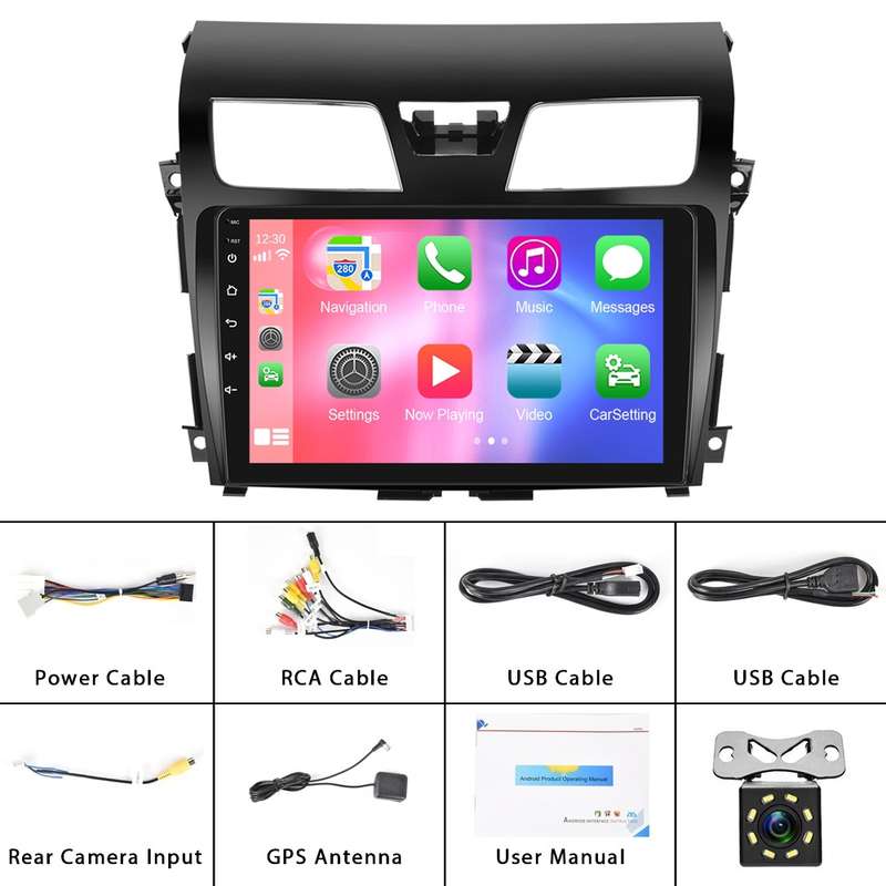 For Nissan Teana 13-16 10.1-Inch Reversing Video Large Screen Car MP5 Player, Style: WiFi Edition 2+