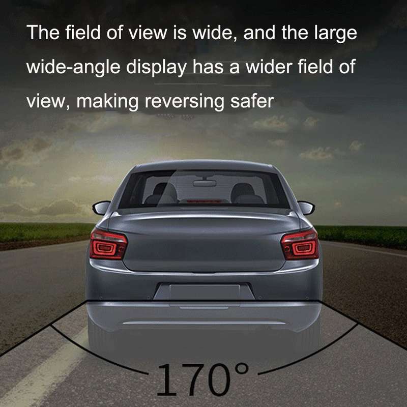 R0003 LED Fill Light External Reversing Video Camera HD Night Vision CCD Car Camera 12 Lights Camera