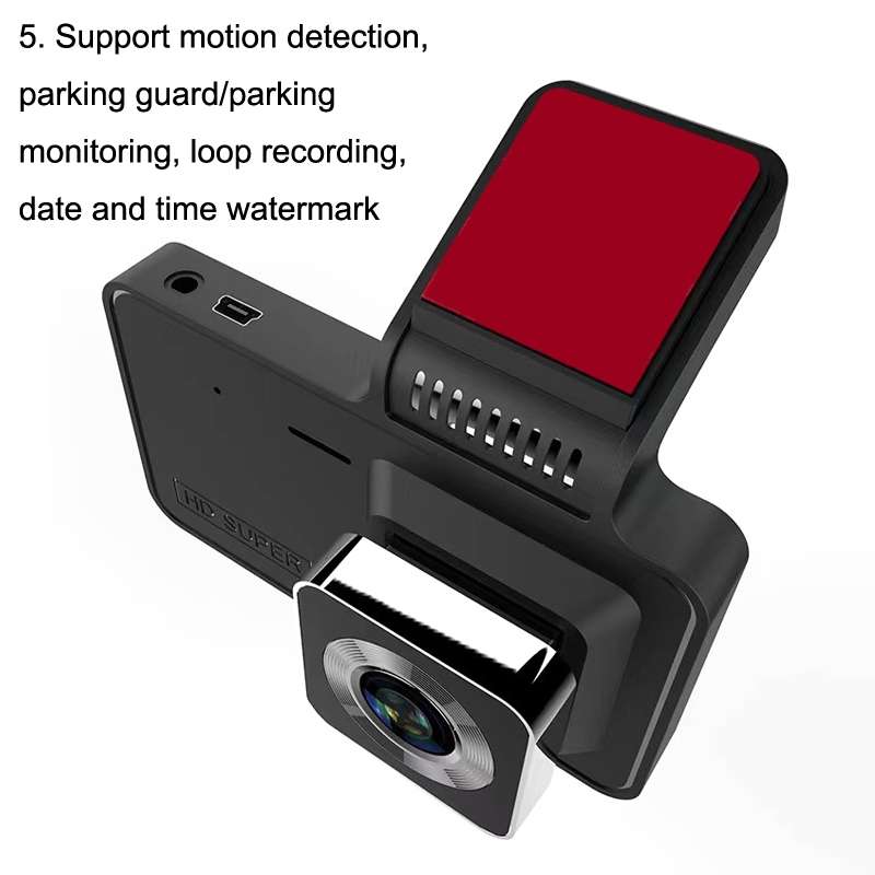 XH-V2 4 Inches Driving Recorder HD Night Vision Free Installation Dash Camera, Style: Touch Model(Si