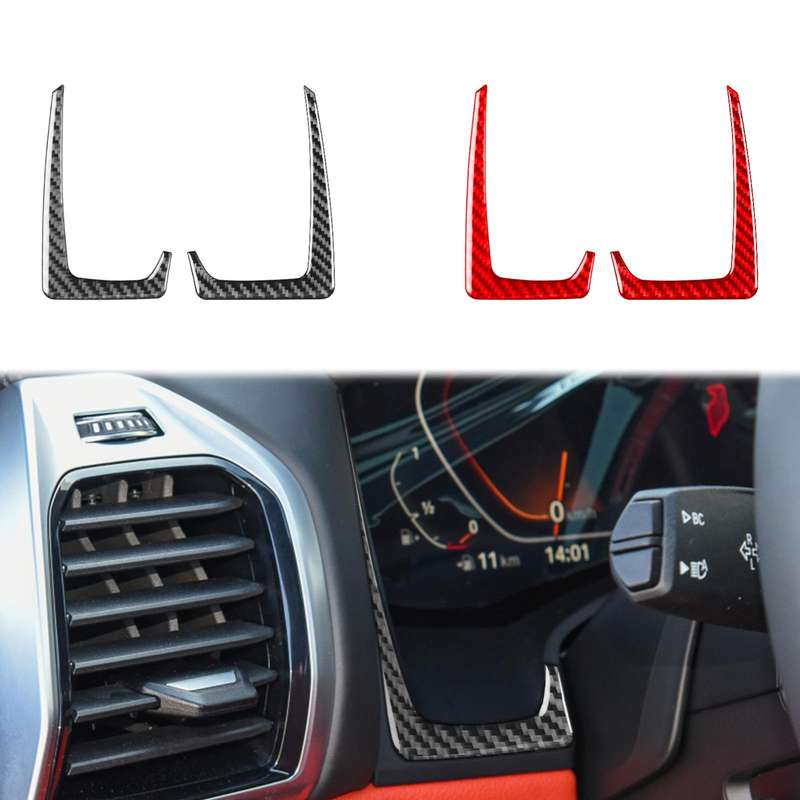 For 2019-2024 BMW 8 Series G14 2pcs /Set Left-hand Drive Instrument Both Sides Decorative Stickers(R