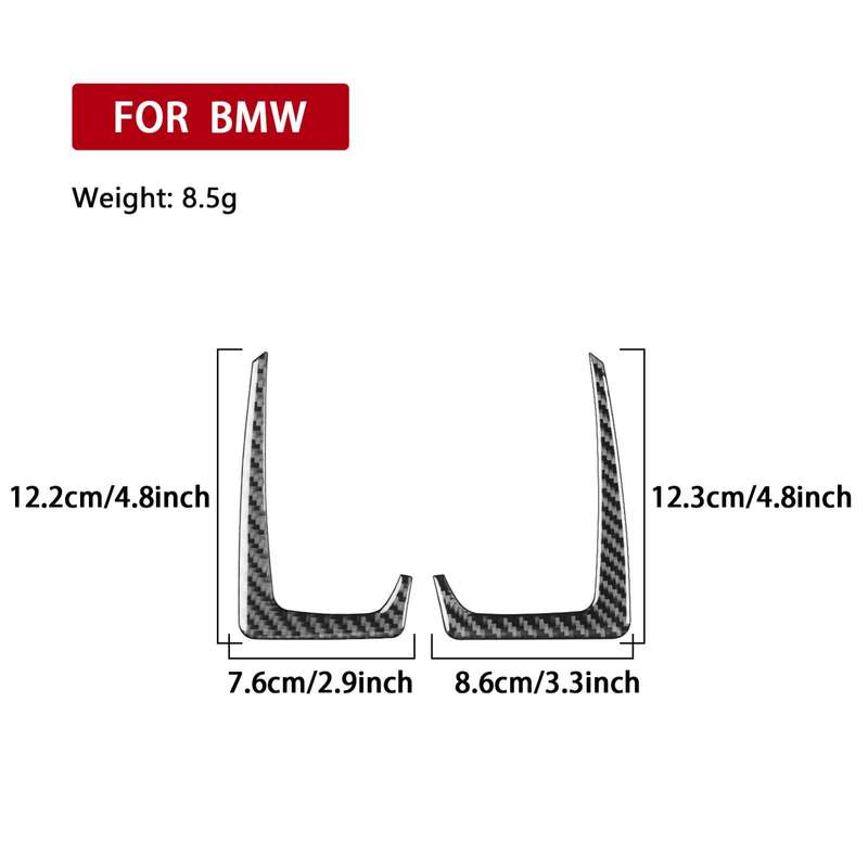 For 2019-2024 BMW 8 Series G14 2pcs /Set Left-hand Drive Instrument Both Sides Decorative Stickers(R