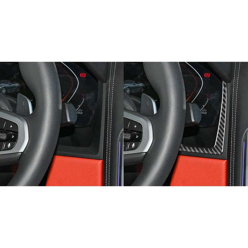 For 2019-2024 BMW 8 Series G14 2pcs /Set Left-hand Drive Instrument Both Sides Decorative Stickers(R