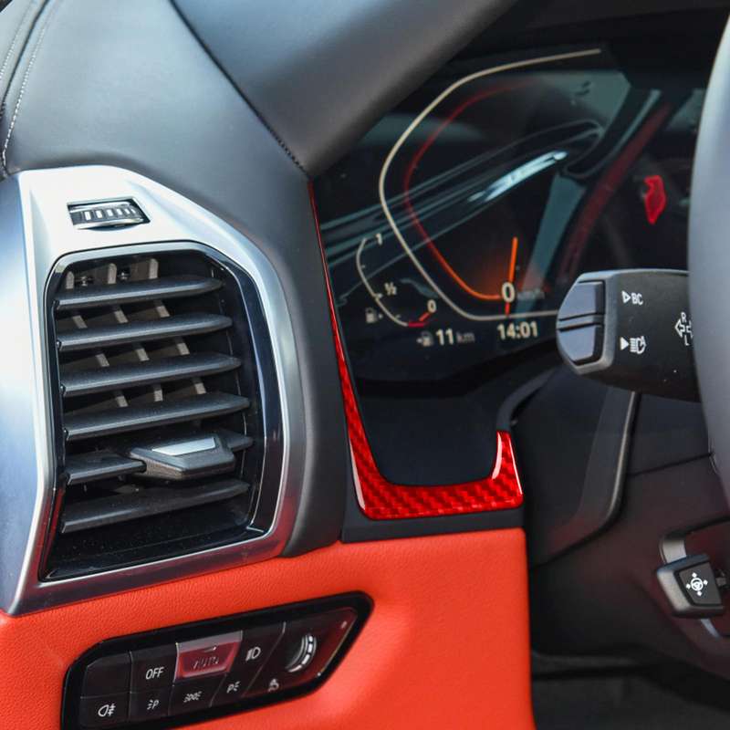 For 2019-2024 BMW 8 Series G14 2pcs /Set Left-hand Drive Instrument Both Sides Decorative Stickers(R