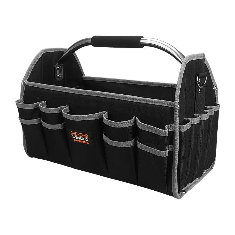 WESSLECO Thickened Oxford Cloth Portable Multifunctional Repair Tool Kit(Black)