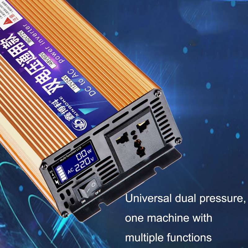 XINBOKE Universal Positive Wave Car Inverter Home Solar Inverter 12V/24V 1500W To 220V 700W